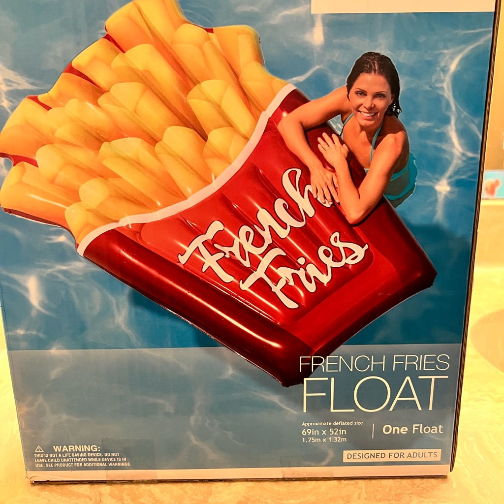 French Fries Pool Float